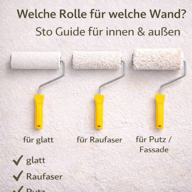 Welche Rolle für welche Wand? Sto Guide für innen & außen – Farbenheld